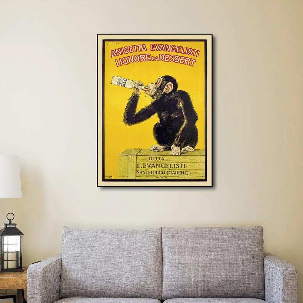Anisetta Evangelisti Italian Liquor Unframed Print Wall Art - Homeroots - Flyclothing LLC