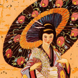 Asia Via Honolulu Vintage Travel Unframed Print Wall Art - Homeroots - Flyclothing LLC