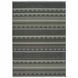 9' X 12' Black Ivory Machine Woven Geometric Indoor Area Rug - Homeroots - Flyclothing LLC