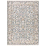 2' X 3' Blue Ivory Machine Woven Floral Oriental Indoor Area Rug - Homeroots - Flyclothing LLC