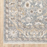 2' X 3' Blue Ivory Machine Woven Floral Oriental Indoor Area Rug - Homeroots - Flyclothing LLC
