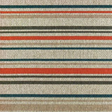 5' X 7' Blue and Gray Striped Indoor Outdoor Area Rug - Homeroots - Flyclothing LLC