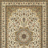 1' X 3' Ivory Beige Machine Woven Oriental Indoor Area Rug - Homeroots - Flyclothing LLC