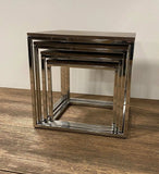 Set Of 4 Modern Rustic Nesting Accent Tables - Homeroots - Flyclothing LLC