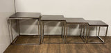 Set Of 4 Modern Rustic Nesting Accent Tables - Homeroots - Flyclothing LLC