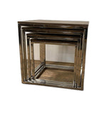 Set Of 4 Modern Rustic Nesting Accent Tables - Homeroots - Flyclothing LLC