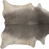 6' X 7' Gray Natural Cowhide Area Rug - Homeroots - Flyclothing LLC