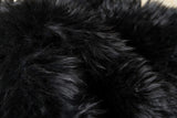 3' X 5' Black Natural Sheepskin Area Rug - Homeroots - Flyclothing LLC