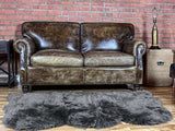 3' X 5' Gray Natural Sheepskin Area Rug - Homeroots - Flyclothing LLC