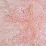 3' X 5' Pink Natural Sheepskin Area Rug - Homeroots - Flyclothing LLC