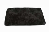 3' X 5' Black Natural Rectangular Sheepskin Area Rug - Homeroots - Flyclothing LLC