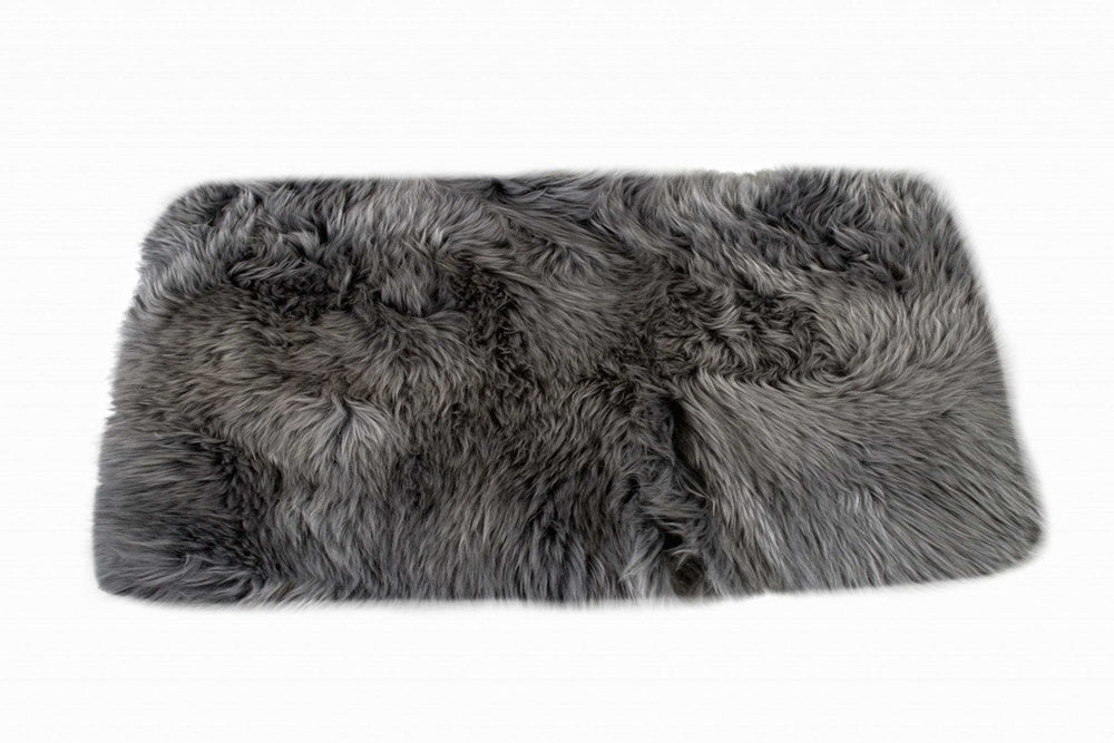 3' X 5' Gray Natural Rectangular Sheepskin Area Rug - Homeroots - Flyclothing LLC