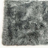 3' X 5' Gray Natural Rectangular Sheepskin Area Rug - Homeroots - Flyclothing LLC