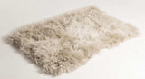2' X 3' Taupe Sheepskin Area Rug - Homeroots - Flyclothing LLC