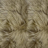 Set of Two Taupe Sheepskin Throw Pillow - Homeroots - Flyclothing LLC