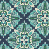 4' X 6' Blue and Green Indoor Outdoor Area Rug - Homeroots - Flyclothing LLC