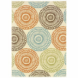7' X 10' Beige Indoor Outdoor Area Rug - Homeroots - Flyclothing LLC