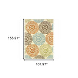 Beige Indoor Outdoor Area Rug - Homeroots - Flyclothing LLC
