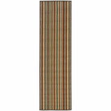 2' X 8' Green Indoor Outdoor Area Rug - Homeroots - Flyclothing LLC