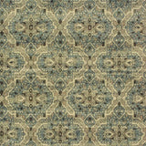 10' X 13' Ivory And Blue Geometric Area Rug - Homeroots - Flyclothing LLC