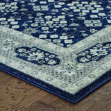 12' X 15' Blue and Gray Area Rug - Homeroots - Flyclothing LLC