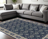 12' X 15' Blue and Gray Area Rug - Homeroots - Flyclothing LLC