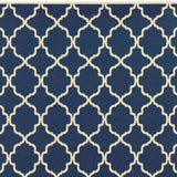 Blue and Ivory Indoor Outdoor Area Rug - Homeroots - Flyclothing LLC