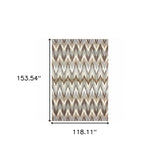 10' X 13' Taupe Dhurrie Area Rug - Homeroots - Flyclothing LLC