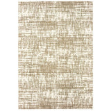 4' X 6' Ivory And Gray Abstract Strokes Area Rug - Homeroots - Flyclothing LLC