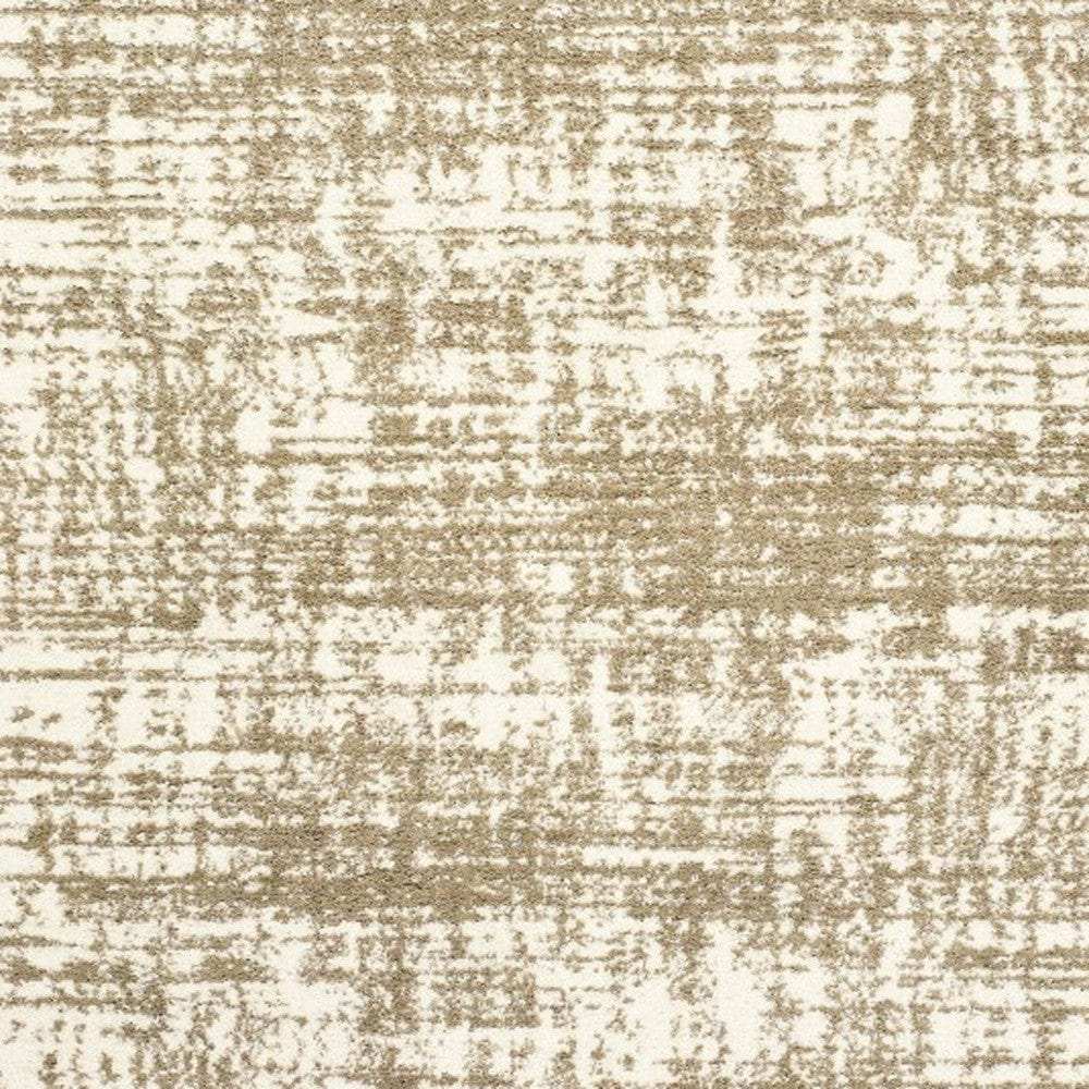 5' X 8' Ivory And Gray Abstract Strokes Area Rug - Homeroots - Flyclothing LLC