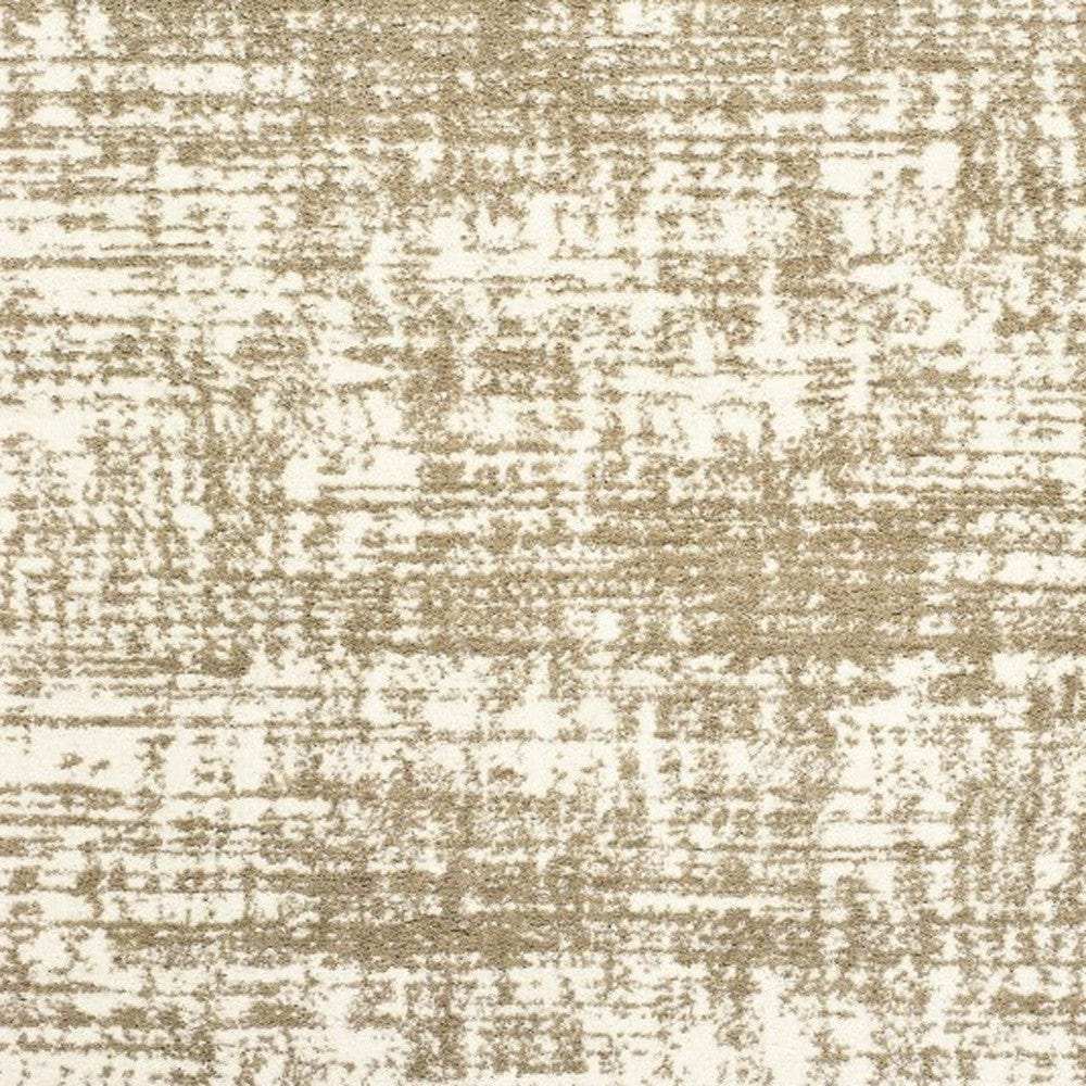 8' X 11' Ivory And Gray Abstract Strokes Area Rug - Homeroots - Flyclothing LLC