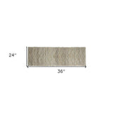 2' X 3' Beige Distressed Tribal Scatter Rug - Homeroots - Flyclothing LLC