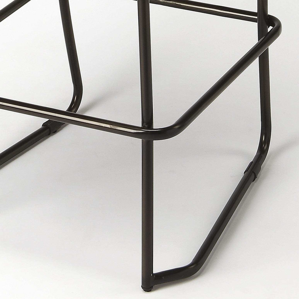 Brown And Black Iron Bar Chair - Homeroots - Flyclothing LLC
