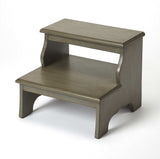 Handcrafted Silver Satin Step Stool - Homeroots - Flyclothing LLC