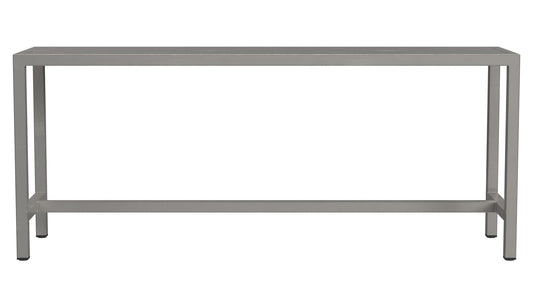 44" Silver Iron Bench - Homeroots