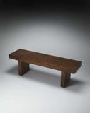Modern Chunky Solid Wood Bench - Homeroots - Flyclothing LLC