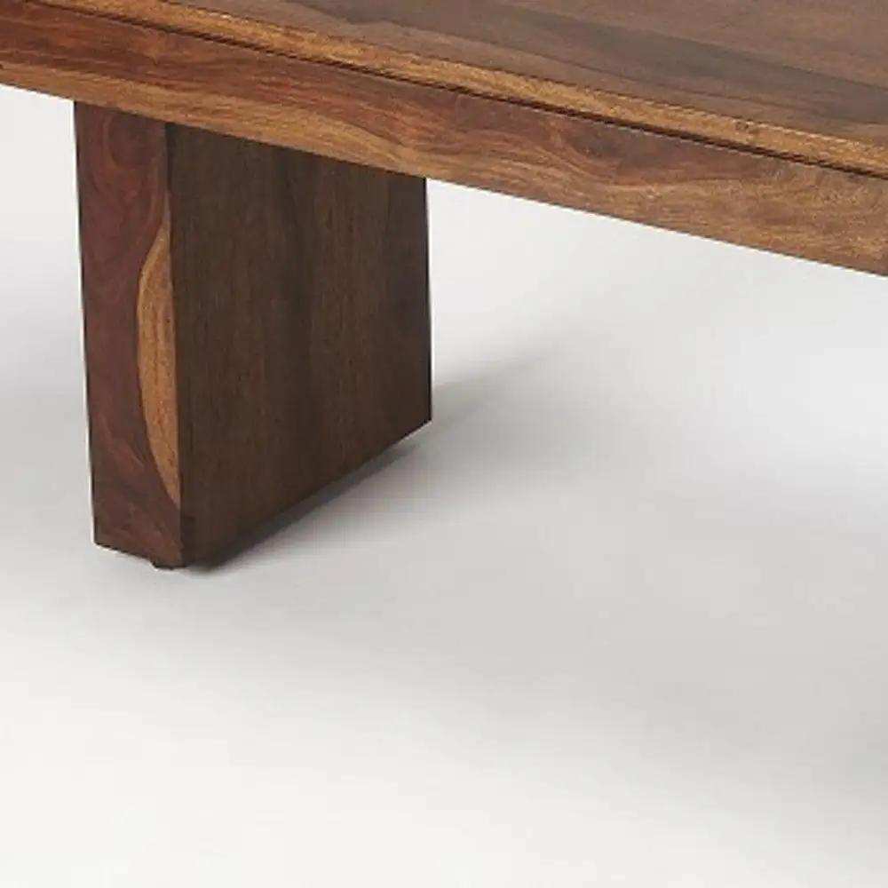 Modern Chunky Solid Wood Bench - Homeroots - Flyclothing LLC