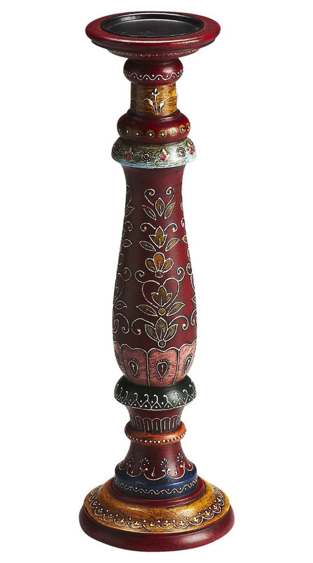 Hand Painted Candle Holder - Homeroots - Flyclothing LLC