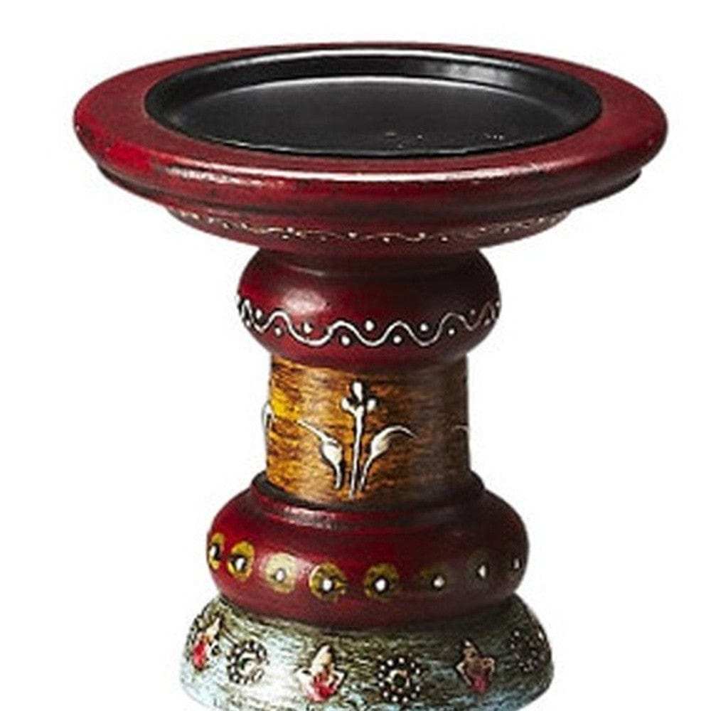 Hand Painted Candle Holder - Homeroots - Flyclothing LLC