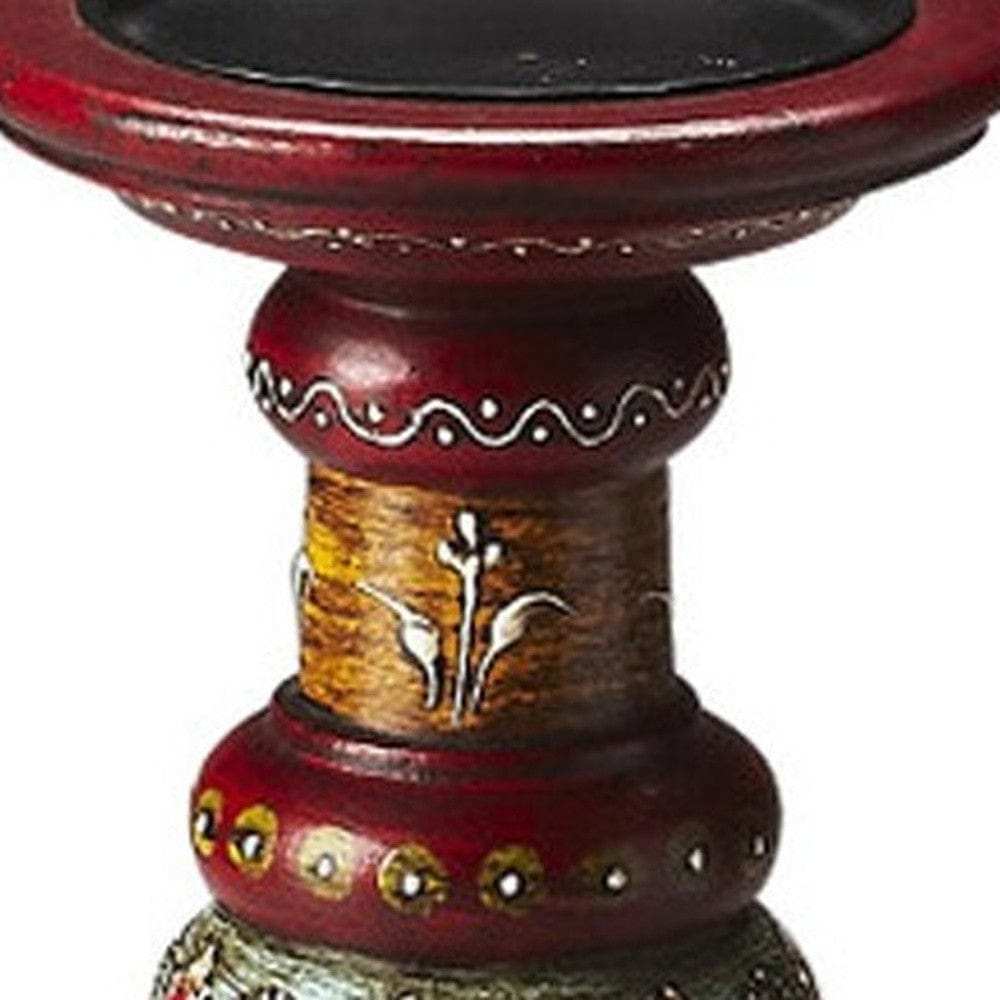 Hand Painted Candle Holder - Homeroots - Flyclothing LLC