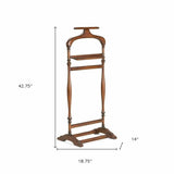 Judson Plantation Cherry Valet Stand - Homeroots - Flyclothing LLC