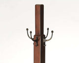 Webster Antique Cherry Coat Rack Tree - Homeroots - Flyclothing LLC