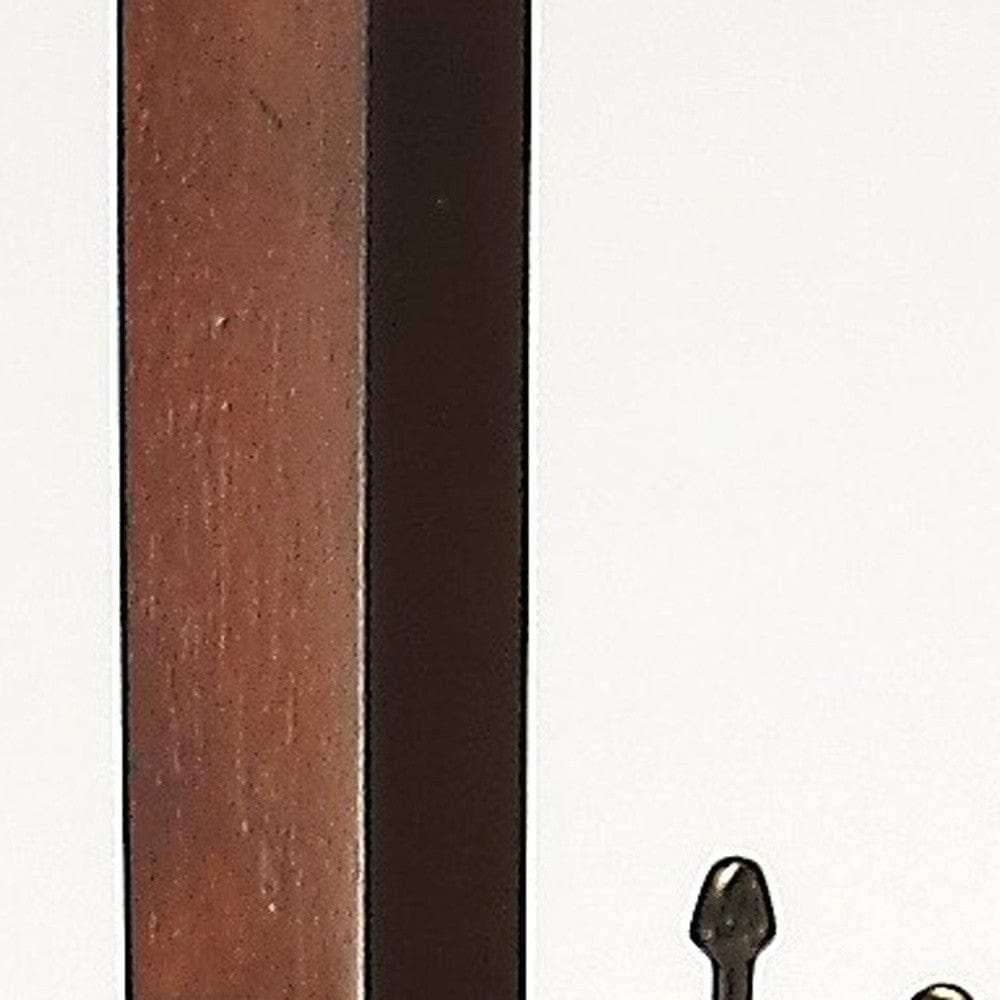 Webster Antique Cherry Coat Rack Tree - Homeroots - Flyclothing LLC