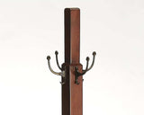 Webster Antique Cherry Coat Rack Tree - Homeroots - Flyclothing LLC