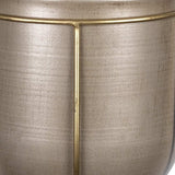 Bronze And Gold Metal Plant Pot - Homeroots - Flyclothing LLC