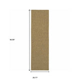 2' X 8' Tan Indoor Outdoor Area Rug - Homeroots - Flyclothing LLC