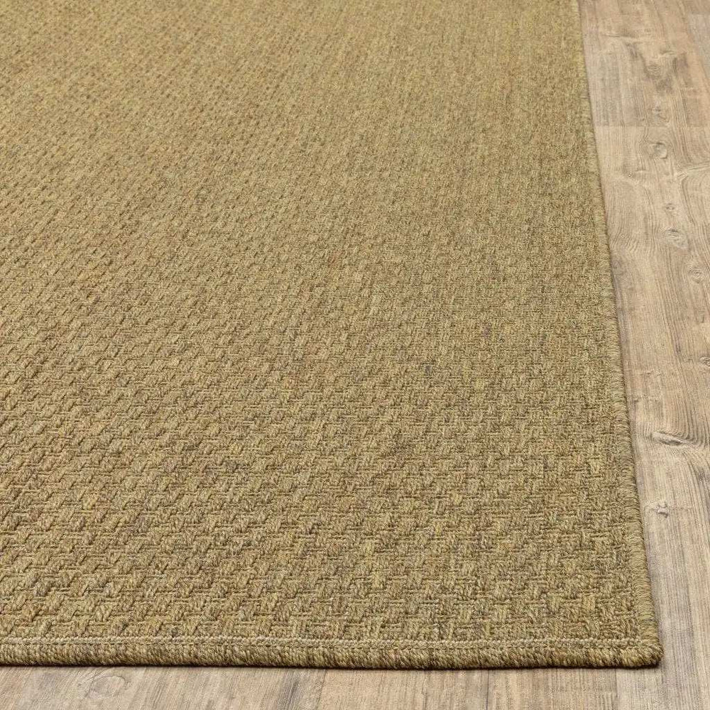 4' X 6' Tan Indoor Outdoor Area Rug - Homeroots - Flyclothing LLC