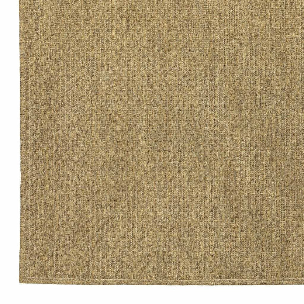 8' X 11' Tan Indoor Outdoor Area Rug - Homeroots - Flyclothing LLC