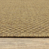 8' X 8' Tan Indoor Outdoor Area Rug - Homeroots - Flyclothing LLC