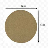 8' X 8' Tan Indoor Outdoor Area Rug - Homeroots - Flyclothing LLC